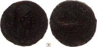 Roman Empire AE As Hadrian, Felicitati Avg, Galley right -