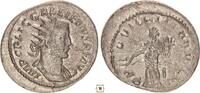 Roman Empire Antoninianus Gallien, Providentia standing, Rome -