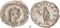 Roman Empire Antoninianus Volusian, Emperor holding branch and sceptre -