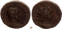 Roman Provincial AE tetradrachm Claudius Gothicus, Bust of Helios, Alexandria -