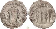 Roman Empire Antoninianus Philip I., FIDES EXERCITVS, Four standards -