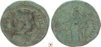 Roman Provincial AE 22mm Julia Domna, Tyche standing -