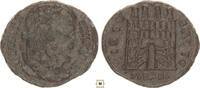 Roman Empire follis Constantine I., Camp gate doors, Arelate -
