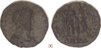 Roman Empire AE 4 Honorius, Victory crowning emperor, Antioch -