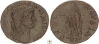 Roman Empire sestertius Claudius, Spes advancing left -