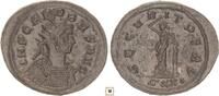 Roman Empire Antoninianus Probus, Securitas standing, Leaning on Column -