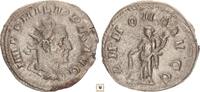 Roman Empire Antoninianus Philip I., Annona standing -