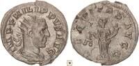 Roman Empire Antoninianus Philip I., Aequitas standing -