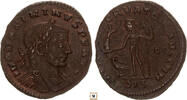 Roman Empire follis Maximinus II., Jupiter standing, Siscia -