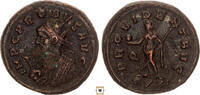 Roman Empire Antoninianus Probus, Bust in consular robe / Providentia standing, Ticinium -