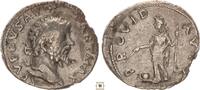 Roman Empire AR denarius Septimius Severus, Providentia standing -