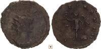 Roman Empire Antoninianus Gallien, VICTORIA AVG III, Victory advancing left -