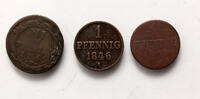 Germany pfennig, 3 pfennig SOLD AS SEEN, NO RETURNS ON LOT !!! -