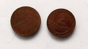Germany 2 pfennig 2 pcs lot of Sachsen-Meiningen, Sachsen-Coburg-Gotha -