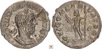 Roman Empire AR denarius Macrinus, Jupiter standing -