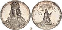 RDR Krönungsmedaille Joseph I., versilbert zinnmedaille -