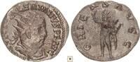 Roman Empire Antoninianus Valerian I., ORIENS AVGG, Sol standing -