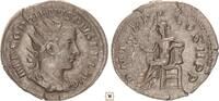 Roman Empire Antoninianus Gordian III., PM TR P V COS II P P, Apollo seated -