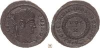 Roman Empire AE follis Crispus as Caesar, VOT X, /Palm Branch/ in wreath, Siscia -
