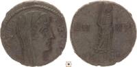 Roman Empire AE4 follis Divus Constantine I., Veiled head / VN MR Emperor standing right, Nicomedia -
