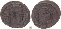 Roman Empire AE follis Constantine I., VOT XX in wreath -