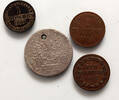 Germany 2 pfennig, 1 kreuzer, 1 groschen, 20 kreuzer SOLD AS SEEN, NO RETURNS ON LOT !!! -