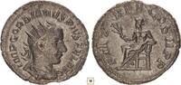 Roman Empire Antoninianus Gordian III., PM TR P V COS II P P, Apollo seated -