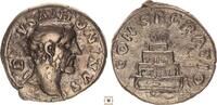 Roman Empire AR denarius Divus Antoninus Pius, Consecratio, Funeral type -