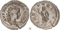 Roman Empire AR Antoninianus Herennius Etruscus, SPES PVBLICA, Spes advancing left -