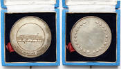 India silver plated medal PArliament House, New Delhi, in box -