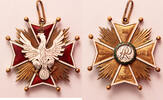Poland badge, breast star Order of the White Eagle Type V. Badge of Order, Breast Star, Old Collector copy -