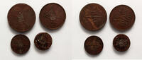 Egypt 5 para, 4,10,20 para SOLD AS SEEN, NO RETURNS ON LOT !!! -