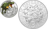 Österreich 3 euro 2020 Super Saurier TYRANNOSAURUS REX stgl 20,00 EUR Gratis verzending