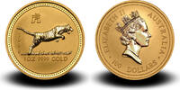 Australia 100 AUD 1998 Australian Lunar I Tiger hgh 3250,00 EUR  Excl. 45,00 EUR Verzending