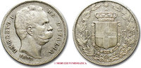 Kingdom of Italy / Königreich Italien 5 LIRE Humbert I King of Italy -
