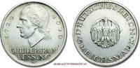 Germany / Deutschland 5 REICHSMARK Gotthold Ephraim Lessing Weimar Republic -