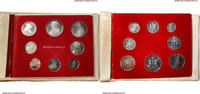Vatican City State / Vatikanstadt Official BU Set / ORIGINAL-KMS Pope Paul VI (8 trial coins) -