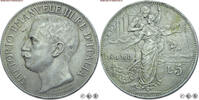 Kingdom of Italy / Königreich Italien 5 LIRE (SCUDO), Cinquantenario Victor Emmanuel III -
