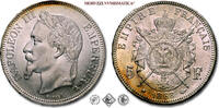 France / Frankreich 5 FRANCS / 5 FRANKEN Napoleon III Emperor of the French -