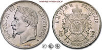 France / Frankreich 5 FRANCS / 5 FRANKEN Napoleon III Emperor of the French -