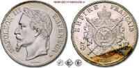 France / Frankreich 5 FRANCS / 5 FRANKEN Napoleon III Emperor of the French -