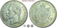 France / Frankreich 5 FRANCS / 5 FRANKEN Napoleon III Emperor of the French -