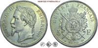 France / Frankreich 5 FRANCS / 5 FRANKEN Napoleon III Emperor of the French -