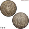 Papal States / Kirchenstaat / États pontificaux PIASTRA Pope Clement X / DILIGIT • DNS • PORTAS • SION -