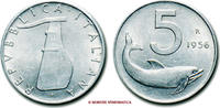 Italy / Italien 5 LIRE Delfino Italian Republic -