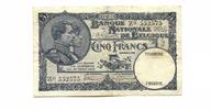 Belgien, 5 Francs, -