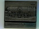 Goslar, Eisen-Plaette, Buderus Jahresplakette 1989, -