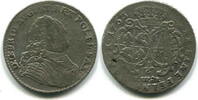 Sachsen, 1/6 Taler Friedrich August II.1733-1763, -