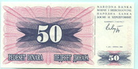 Bosnien Herzegovina, 50 Dinara -