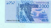 Westafrikanische Staaten, 2000 Francs Senegal, -